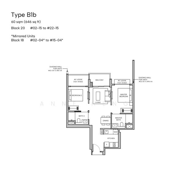 Hudson Place Residences, , 2 Bedrooms, 646 sqft, Apartment For Sale, by Anne Heng, 500123134 - PropertyGuru.com.sg