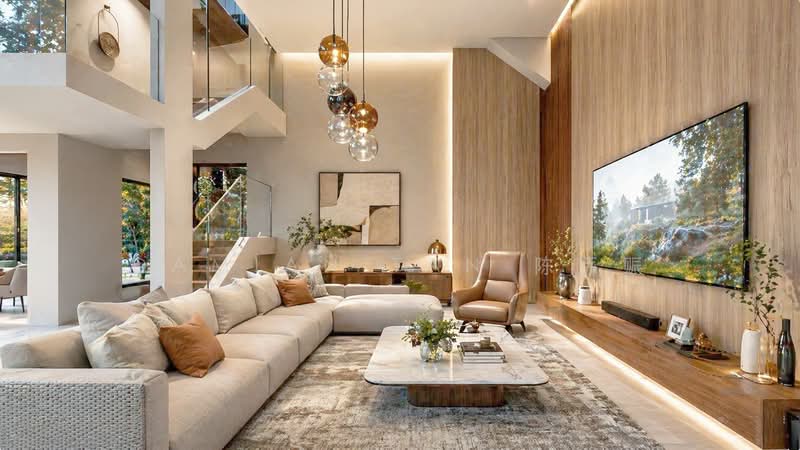 ⭐️ONLY $12.XM BRAND NEW PAIR SEMI-Ds IN D10 | WITHIN 1KM TO HENRY PARK PRIMARY | NEAR MRT & MKT⭐️, Mount Sinai Lane Grove Holland Jalan Kebaya Moonbeam Jelita Tenang Istimewa Maryland Ming Teck Greenleaf Sixth Haji Alias Namly Coronation Lim Tai See Allamanda Ampang Siantan Hua Guan Siantuan Lantana Lemon Lasia Lotus Lily Maple Cypress Fir Redwood, 5 Bedrooms, 7,133 sqft, Semi-Detached House For Sale, by Damian Tan 陈係赈, 500123167 - Living Room - PropertyGuru.com.sg