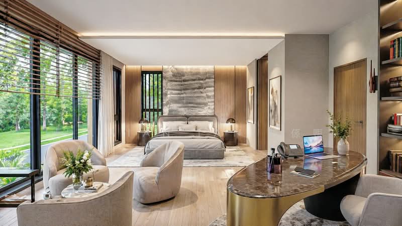 ⭐️ONLY $12.XM BRAND NEW PAIR SEMI-Ds IN D10 | WITHIN 1KM TO HENRY PARK PRIMARY | NEAR MRT & MKT⭐️, Mount Sinai Lane Grove Holland Jalan Kebaya Moonbeam Jelita Tenang Istimewa Maryland Ming Teck Greenleaf Sixth Haji Alias Namly Coronation Lim Tai See Allamanda Ampang Siantan Hua Guan Siantuan Lantana Lemon Lasia Lotus Lily Maple Cypress Fir Redwood, 5 Bedrooms, 7,133 sqft, Semi-Detached House For Sale, by Damian Tan 陈係赈, 500123167 - Bedroom - PropertyGuru.com.sg