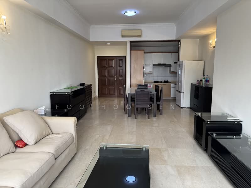 Richmond Park, 3 Bideford Road, 2 Bedrooms, 1,012 sqft, Condominium For Rent, by Foo Hoo Seng, 500123202 - Living Room - PropertyGuru.com.sg