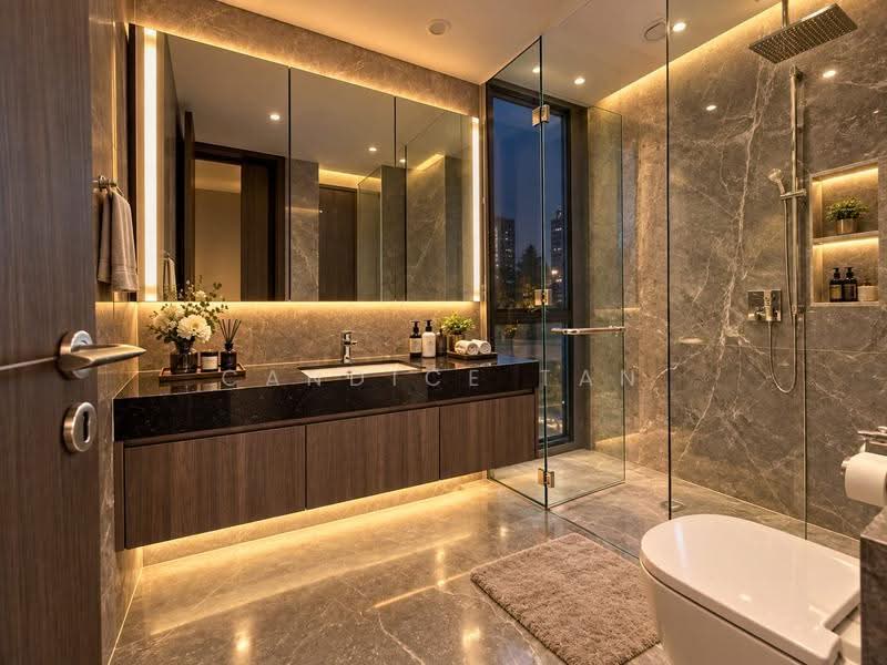 ⭐️EXCLUSIVE LISTING⭐️ Holland/ Jelita Brand new Majestic BUNGALOW with huge pool, Holland Road / Moonbeam/Jelita/ Mount Sinai, Tanglin / Holland / Bukit Timah, 7 Bedrooms, 9,230 sqft, Detached House For Sale, by Candice Tan, 500123353 - Bathroom - PropertyGuru.com.sg