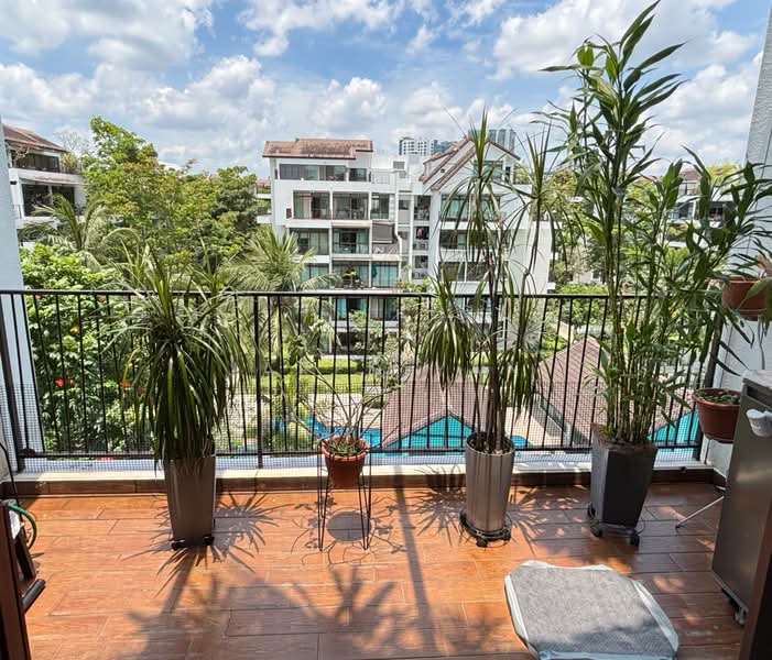 Varsity Park Condominium, 38 West Coast Road, 3 Bedrooms, 2,013 sqft, Condominium For Sale, by Jared Yan, 500123396 - Balcony - PropertyGuru.com.sg