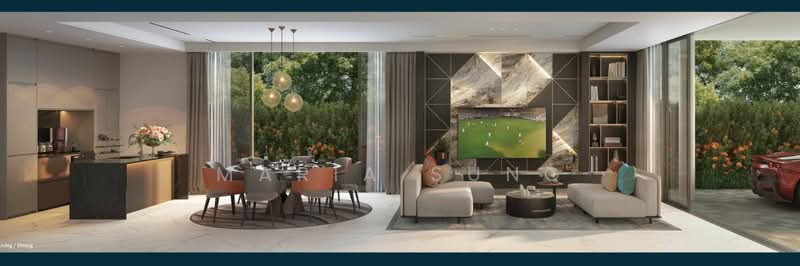 Villas @ Old Tampines Road, 32 Old Tampines Road, 5 Bedrooms, 4,166 sqft, Semi-Detached House For Sale, by Maria Sung, 500123491 - Living Room - PropertyGuru.com.sg