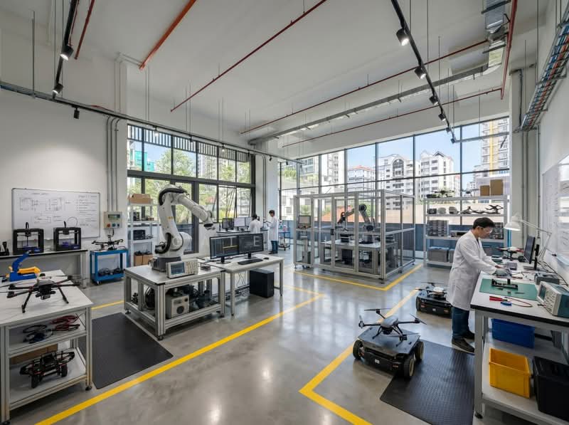 Space 18, 18 Lorong Ampas, 1,787 sqft, Light Industrial (B1) For Sale, by Gates Lee, 500123591 - Interior - CommercialGuru.com.sg