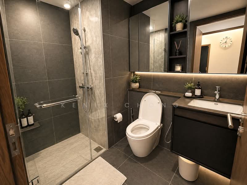 View at Kismis, 15 Lorong Kismis, 2 Bedrooms, 700 sqft, Condominium For Sale, by Kenix Chong, 500123614 - Bathroom - PropertyGuru.com.sg