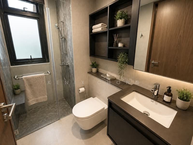 View at Kismis, 15 Lorong Kismis, 2 Bedrooms, 700 sqft, Condominium For Sale, by Kenix Chong, 500123614 - Bathroom - PropertyGuru.com.sg