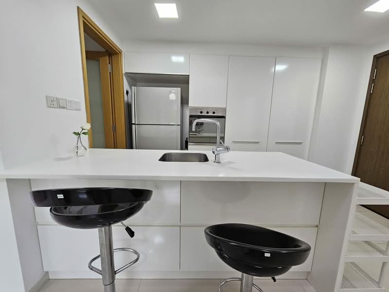 One-North Residences, 7 One-North Gateway, Room Rental, 100 sqft, Condominium For Rent, by Linda Ho, 500123671 - Kitchen - PropertyGuru.com.sg