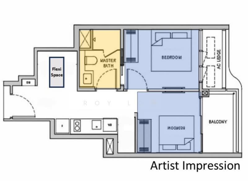 Rare BNew Sea View 2bed 1bath layout - East Coast Bayshore MRT Marine Parade Katong Mall, , 2 Bedrooms, 513 sqft, Condominium For Sale, by Roy Low, 500123679 - PropertyGuru.com.sg