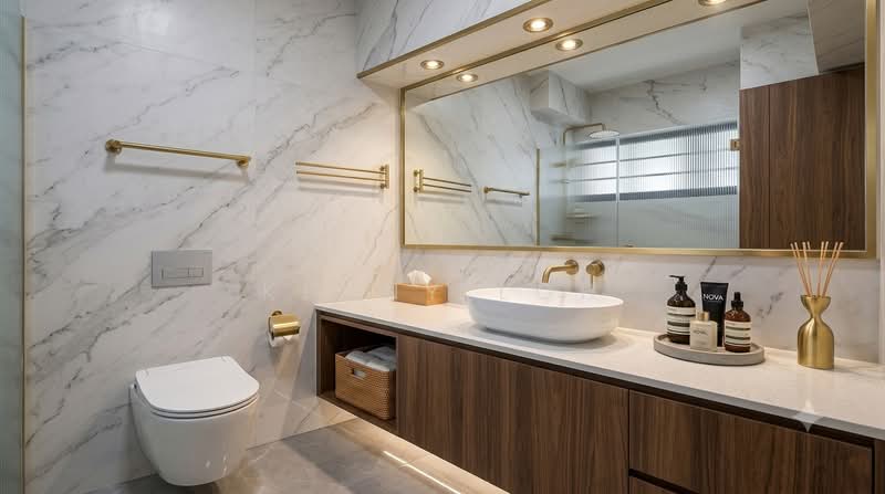 468A Admiralty Drive, 468A Admiralty Drive, Sembawang / Yishun, 4 Bedrooms, 1,475 sqft, HDB Flat For Sale, by Kenny Loh, 500123709 - Bathroom - PropertyGuru.com.sg