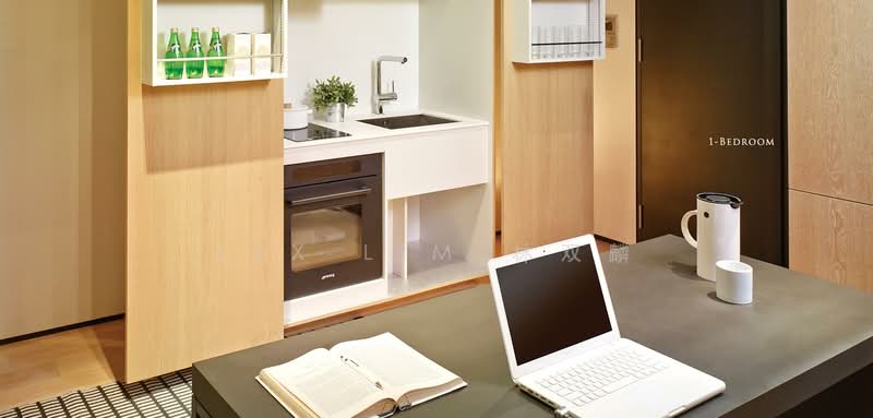 OUE Twin Peaks, 33 Leonie Hill Road, 1 Bedroom, 549 sqft, Condominium For Sale, by Lex Lim 林双麟, 500123736 - Kitchen - PropertyGuru.com.sg