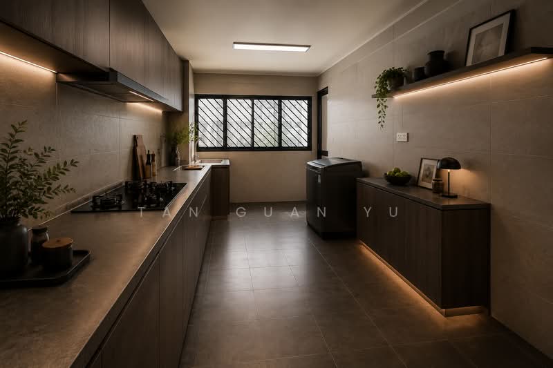 573 Cheng San Court, 573 Ang Mo Kio Avenue 3, 3 Bedrooms, 990 sqft, HDB Flat For Sale, by Tan Guan Yu, 500123744 - Kitchen - PropertyGuru.com.sg