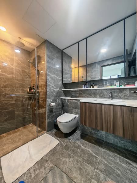 Lentor Modern, Lentor Central, 2 Bedrooms, 732 sqft, Condominium For Rent, by Eugene Kang, 500123776 - Bathroom - PropertyGuru.com.sg