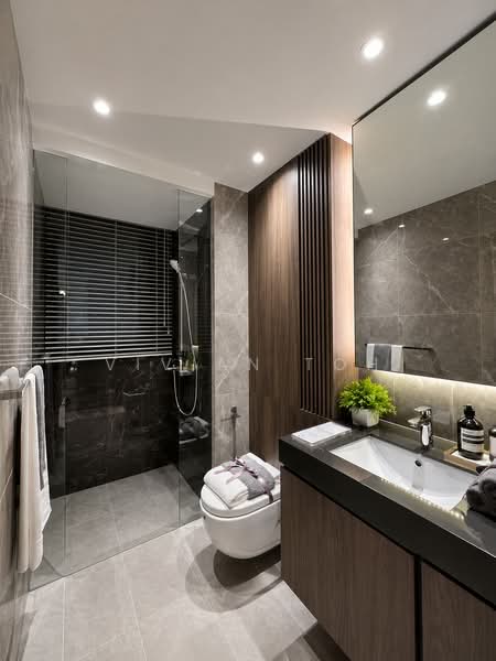 AMO Residence, 21 Ang Mo Kio Rise, 3 Bedrooms, 958 sqft, Condominium For Sale, by Vivian Toh, 500123831 - Bathroom - PropertyGuru.com.sg