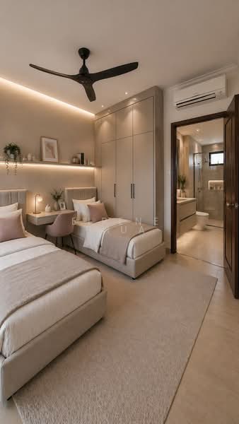 Yew Mei Green, 50 Choa Chu Kang North 6, 4 Bedrooms, 1,593 sqft, Condominium For Sale, by Eirene Phua, 500124011 - Home-staged Impression - Bedroom 1 - PropertyGuru.com.sg