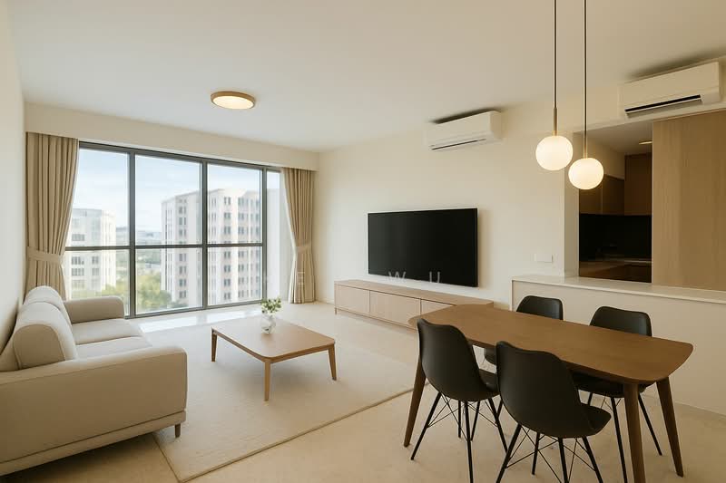Echelon, 7 Alexandra View, 3 Bedrooms, 1,292 sqft, Condominium For Rent, by Ken Wu, 500124037 - Living Room - PropertyGuru.com.sg