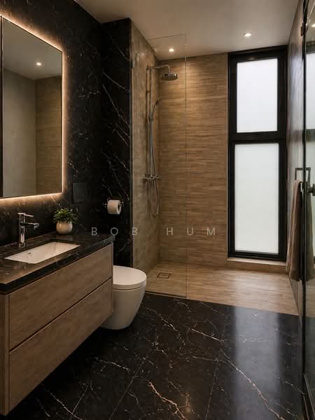 J Gateway, 2 Gateway Drive, 3 Bedrooms, 863 sqft, Condominium For Rent, by Bob Hum, 500124074 - Bathroom - PropertyGuru.com.sg