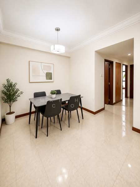 East Meadows, 30 Tanah Merah Kechil Road, 3 Bedrooms, 1,195 sqft, Condominium For Rent, by Matthew Chow, 500124099 - Dining Room - PropertyGuru.com.sg