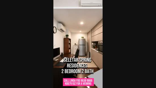 Seletar Park Residence, 21 Seletar Road, Seletar / Yio Chu Kang, 1 Bedroom, 592 sqft, Condominium For Sale, by Linda Foo 符雪梅, 500124105 - PropertyGuru.com.sg