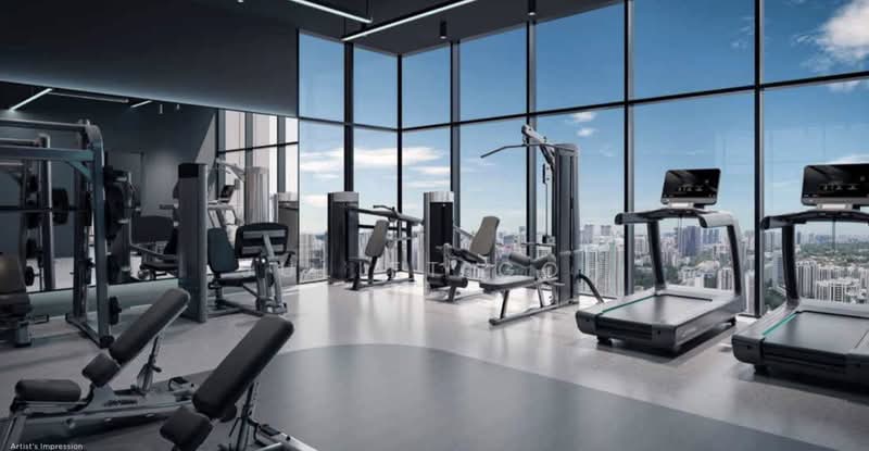 Promenade Peak, 1 Zion Road, 5 Bedrooms, 1,884 sqft, Condominium For Sale, by Juliet Goh, 500124147 - Gym - PropertyGuru.com.sg