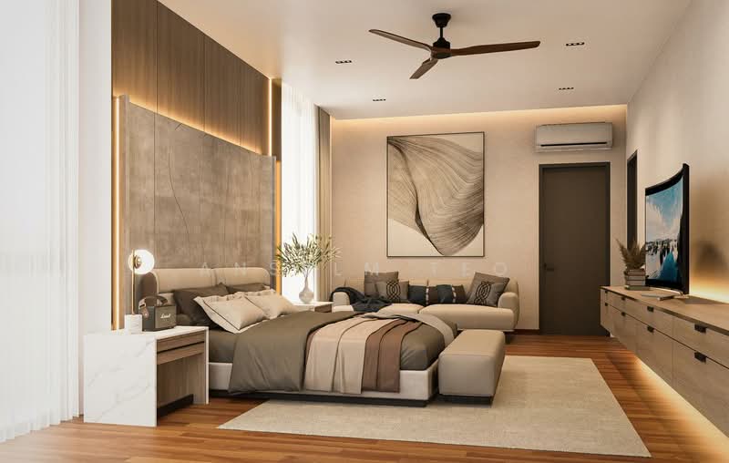 ◤ D15 TOP SOON BUNGALOW HUGE BUILD 8 Bedrooms View Today Near Mrt, , 8 Bedrooms, 12,200 sqft, Detached House For Sale, by Anselm Teo, 500124152 - Bedroom - PropertyGuru.com.sg