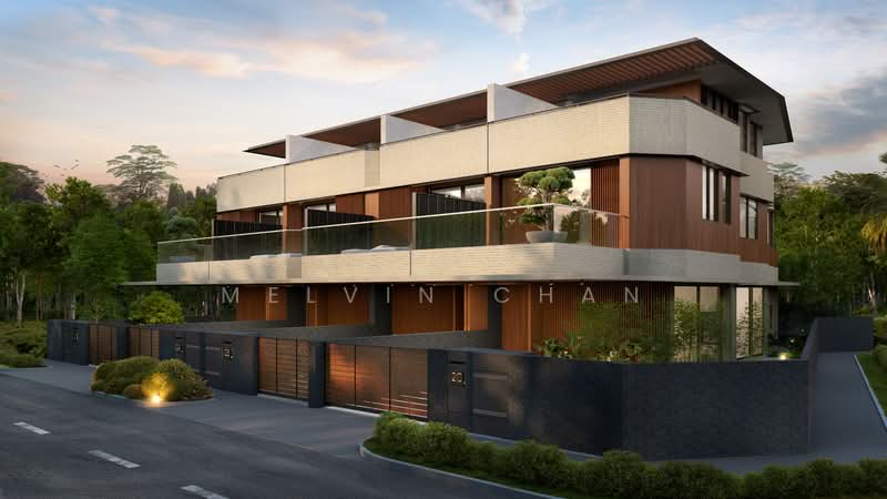 D11 Brand New Designer Built @ Chancery Region, , 5 Bedrooms, 5,100 sqft, Terraced House For Sale, by Melvin Chan, 500124167 - Exterior - PropertyGuru.com.sg