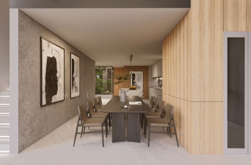 Modern CT 6 levels walking distance to MRT, , 5 Bedrooms, 7,940 sqft, Corner Terrace For Sale, by Melvin Chan, 500124199 - Dining Room - PropertyGuru.com.sg