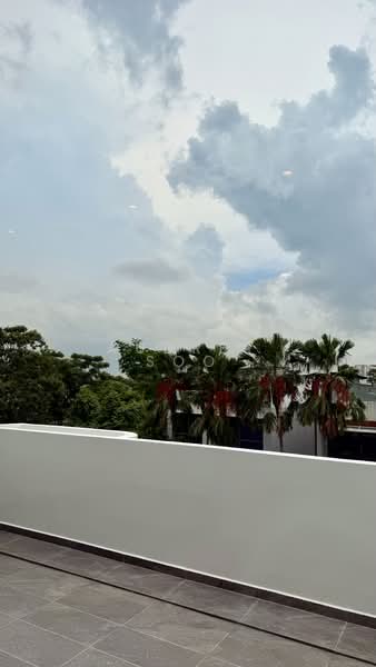 Luxurious Brand New Terrace With Lift @ Serangoon Gardens, Lorong Chuan/ Serangoon Garden Way, 5 Bedrooms, 5,916 sqft, Terraced House For Sale, by Audrey Soo, 500124252 - Beautiful view out from terrace  - PropertyGuru.com.sg