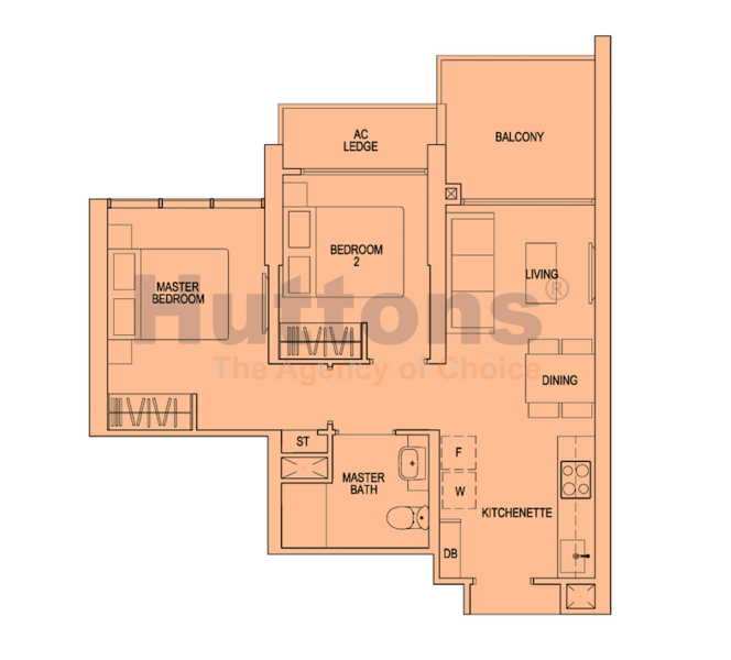 Parc Riviera, 101 West Coast Vale, 2 Bedrooms, 605 sqft, Condominium For Rent, by Bryan Wee, 500124311 - PropertyGuru.com.sg