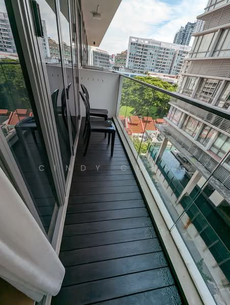 Vivace, 19 Tong Watt Road, 1 Bedroom, 398 sqft, Apartment For Sale, by Cindy Cheng, 500124645 - Balcony - PropertyGuru.com.sg