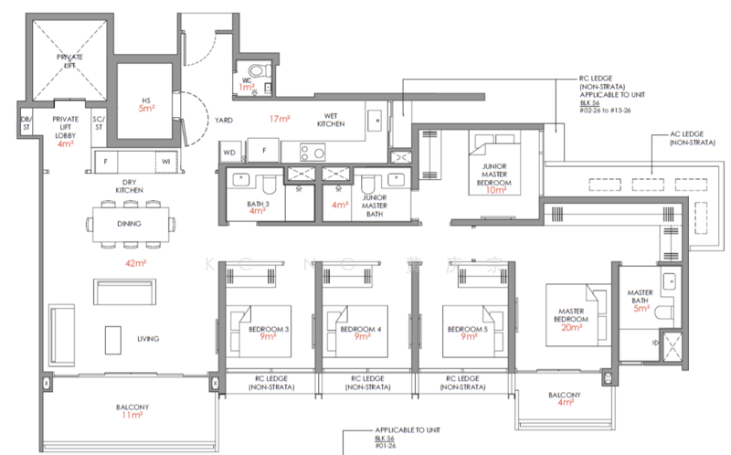 Narra Residences, 50 Dairy Farm Walk, 3 Bedrooms, 872 sqft, Condominium For Sale, by KC Ng 黄庆宗, 500124687 - PropertyGuru.com.sg