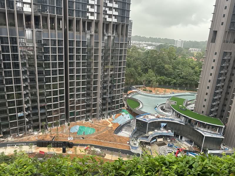Lentor Modern, 5 Lentor Central, 2 Bedrooms, 732 sqft, Condominium For Sale, by Agnes Ng, 500124688 - impending pool view and hillock park - PropertyGuru.com.sg