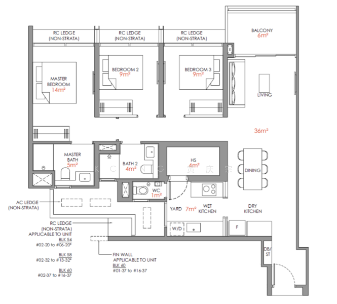 Narra Residences, 50 Dairy Farm Walk, 4 Bedrooms, 1,378 sqft, Condominium For Sale, by KC Ng 黄庆宗, 500124712 - PropertyGuru.com.sg
