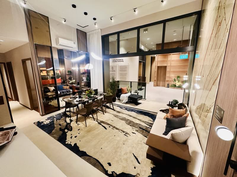 The Sen, De Souza Avenue, 3 Bedrooms, 872 sqft, Condominium For Sale, by Murphy Lee, 500124827 - Living Room - PropertyGuru.com.sg