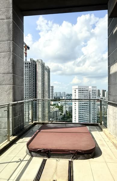 The Viridian, 6 Jalan Ampas, 1 Bedroom, 1,249 sqft, Condominium For Sale, by Kua WanTing, 500124843 - Balcony - PropertyGuru.com.sg
