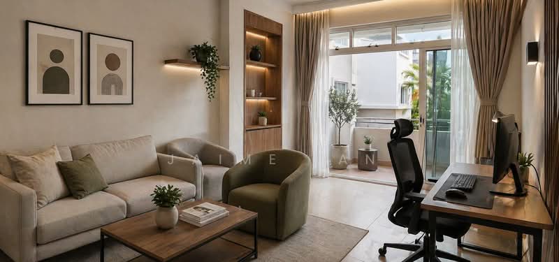 Eunos Park, 5 Kampong Eunos, 3 Bedrooms, 1,399 sqft, Condominium For Sale, by Jaime Tan, 500124937 - Living Room - PropertyGuru.com.sg