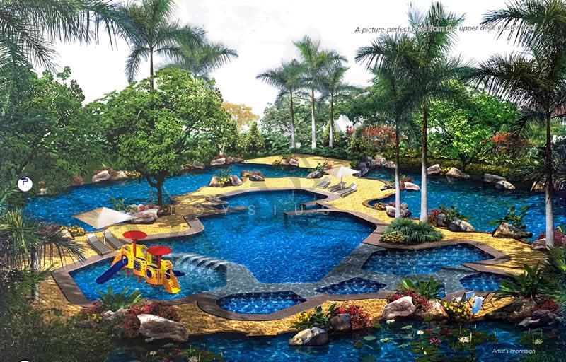 Edelweiss Park Condo, 90 Flora Road, 3 Bedrooms, 1,281 sqft, Condominium For Sale, by Aloysius Ng, 500125056 - Pool - PropertyGuru.com.sg