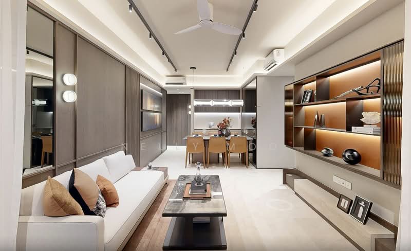 Hudson Place Residences, Buona Vista / West Coast / Clementi New Town, 3 Bedrooms, 1,023 sqft, Apartment For Sale, by Nelly Moo, 500125065 - Living Room - PropertyGuru.com.sg