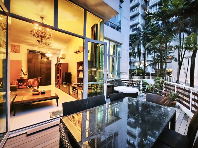 The Elysia, 6 Mar Thoma Road, 3 Bedrooms, 1,410 sqft, Condominium For Sale, by Terisa Ong, 500125138 - Private Elevated Patio - PropertyGuru.com.sg