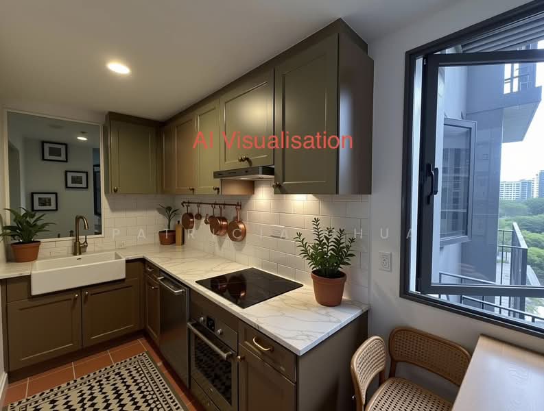The Visionaire, 174 Canberra Drive, 3 Bedrooms, 1,022 sqft, Executive Condominium For Sale, by Patricia Chua, 500125198 - Kitchen - PropertyGuru.com.sg