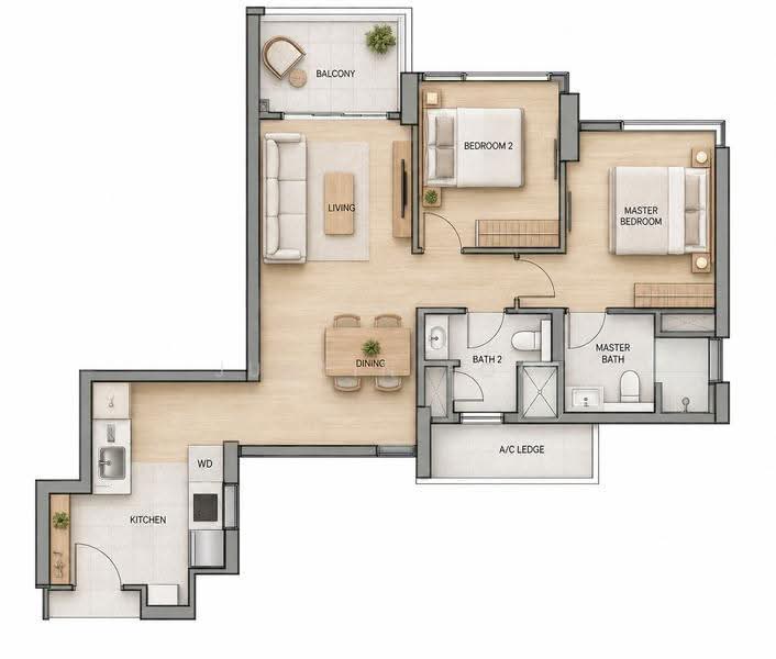 The Landmark, 173 Chin Swee Road, Alexandra / Commonwealth, 2 Bedrooms, 753 sqft, Condominium For Sale, by Justin Foo, 500125204 - PropertyGuru.com.sg