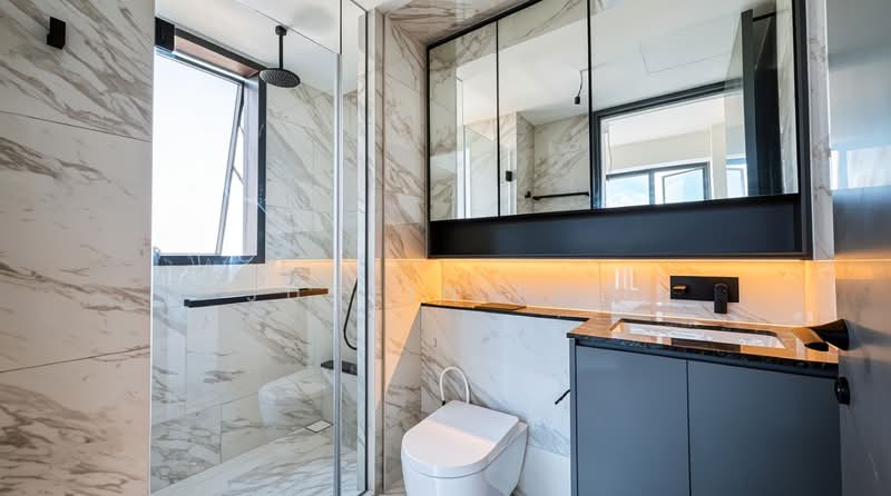 The Landmark, 173 Chin Swee Road, 2 Bedrooms, 753 sqft, Condominium For Sale, by Justin Foo, 500125204 - Bathroom - PropertyGuru.com.sg