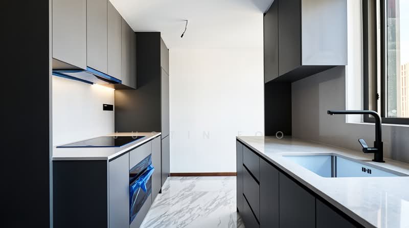 The Landmark, 173 Chin Swee Road, 2 Bedrooms, 753 sqft, Condominium For Sale, by Justin Foo, 500125204 - Kitchen - PropertyGuru.com.sg