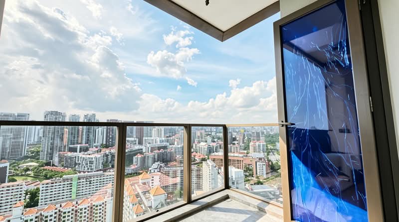 The Landmark, 173 Chin Swee Road, 2 Bedrooms, 753 sqft, Condominium For Sale, by Justin Foo, 500125204 - Balcony - PropertyGuru.com.sg