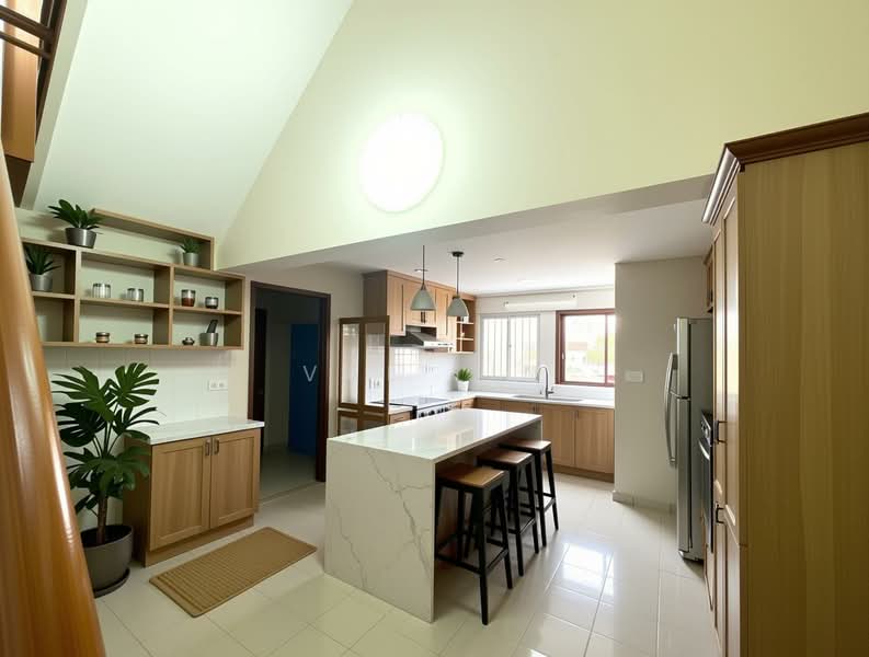 ◤ Exclusive! Serangoon Garden 2.5-sty Terrace Spacious Bedrooms ❤️ 3 mins to Circle 7 mins To Mrt, Heart of Serangoon Garden Circle Walk to MRT, 7 Bedrooms, 4,000 sqft, Terraced House For Sale, by Val Lin, 500125220 - Kitchen - PropertyGuru.com.sg