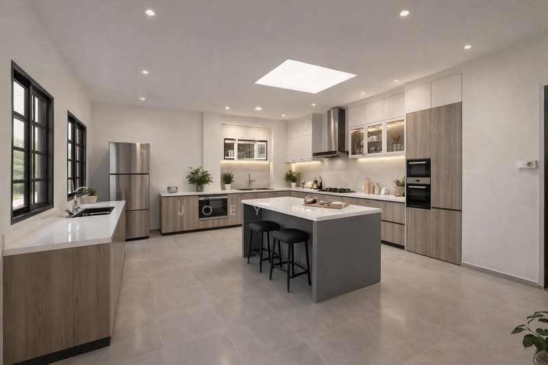 Fuyong Estate Semi-D For Sale!, Jalan Siap, 4 Bedrooms, 2,485 sqft, Semi-Detached House For Sale, by Joey Lim, 500125264 - Kitchen - PropertyGuru.com.sg