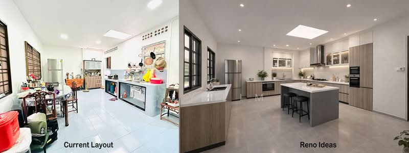Fuyong Estate Semi-D For Sale!, Jalan Siap, 4 Bedrooms, 2,485 sqft, Semi-Detached House For Sale, by Joey Lim, 500125264 - Kitchen - PropertyGuru.com.sg