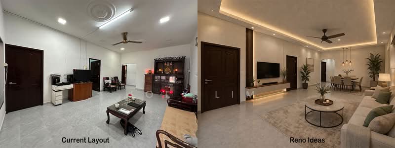 Fuyong Estate Semi-D For Sale!, Jalan Siap, 4 Bedrooms, 2,485 sqft, Semi-Detached House For Sale, by Joey Lim, 500125264 - Living Room - PropertyGuru.com.sg