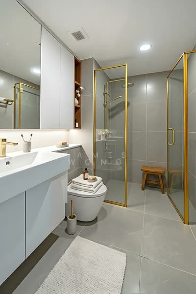 One Shenton, 1 Shenton Way, 1 Bedroom, 538 sqft, Condominium For Sale, by James Wong, 500125307 - Bathroom - PropertyGuru.com.sg
