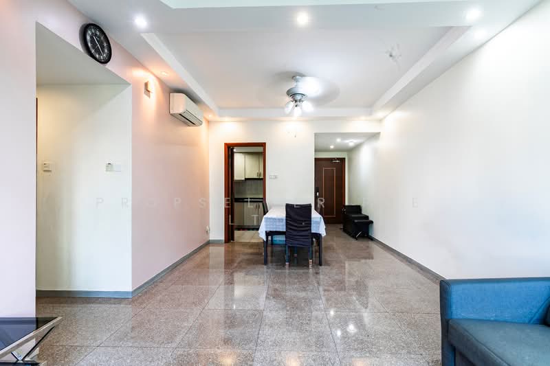 Rivervale Crest, 7 Rivervale Crescent, 3 Bedrooms, 1,206 sqft, Condominium For Sale, by PROPSELLER PTE. LTD., 500125362 - Living Room - PropertyGuru.com.sg