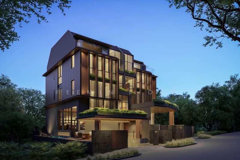 Long Gambir Jalan Labu Ayer Sunshine terrace, , 5 Bedrooms, 6,752 sqft, Semi-Detached House For Sale, by Feemin Liong, 500125377 - Exterior - PropertyGuru.com.sg